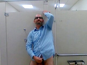 Jerking In A Public Restroom