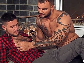 Black Hair European Young Twink Enjoying Jerome - John D