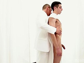 Handjob/blowjob Scene With A Submissive