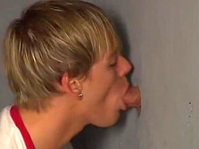 Sexy Youngster Is Sucking A Huge Dick In The Local G