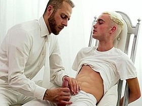 Horny Twink Missionary Jerked Off By Priest Step daddy